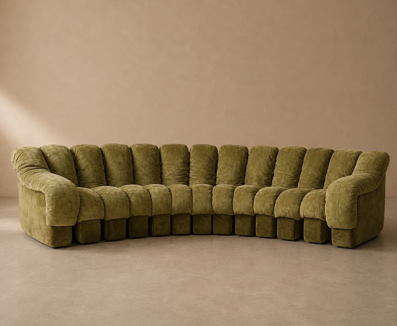 De Sede, Mid-Century Modern DS-600 Non Stop Sectional Sofa, 1972
