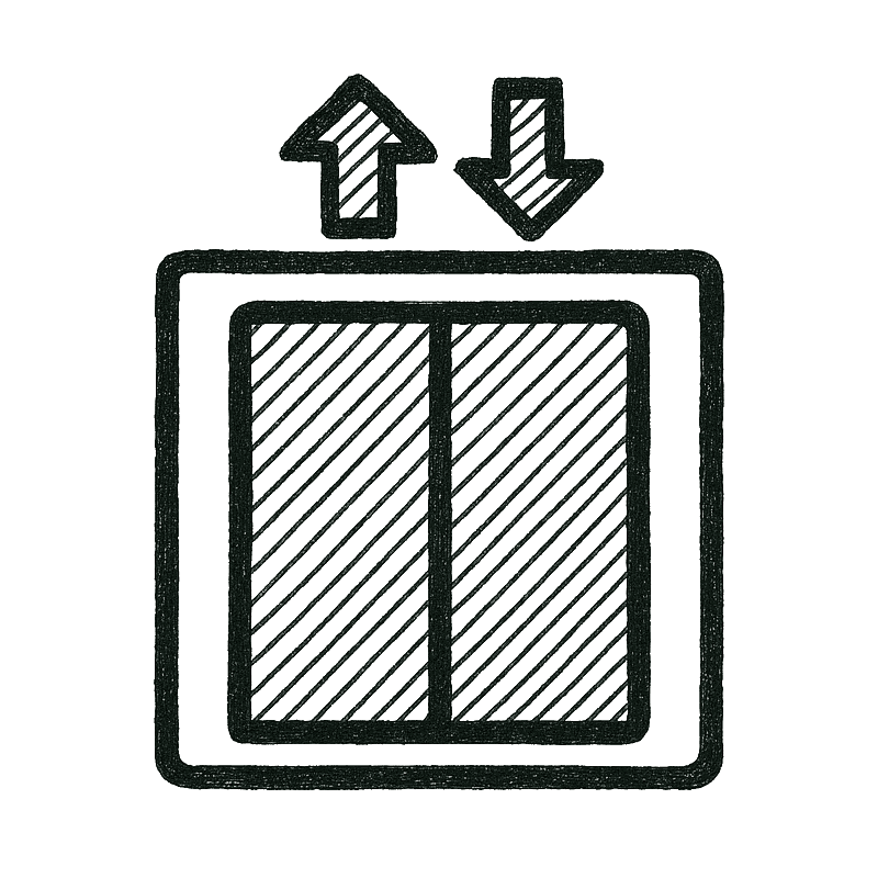 Icon representing elevator amenity at Nester Finn Brésoles