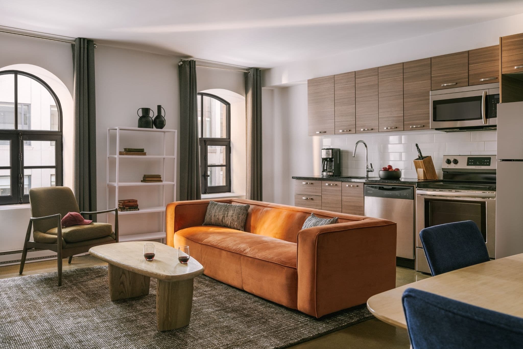 Interior view of Nester Finn Square Victoria showcasing modern design and comfortable accommodations