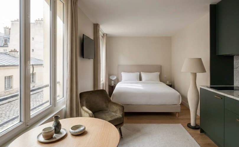 Apartment interior at Nester Finn Champs-Elysees in Paris