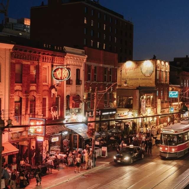 Entertainment District street view near Nester Finn Entertainment District showcasing vibrant neighborhood in Toronto